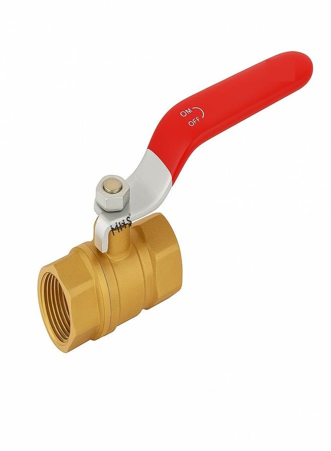 MHS Brass Ball Valve Handle Valve Extra Heavy Duty Brass (25MM [ 1 Inch]) - Image 1